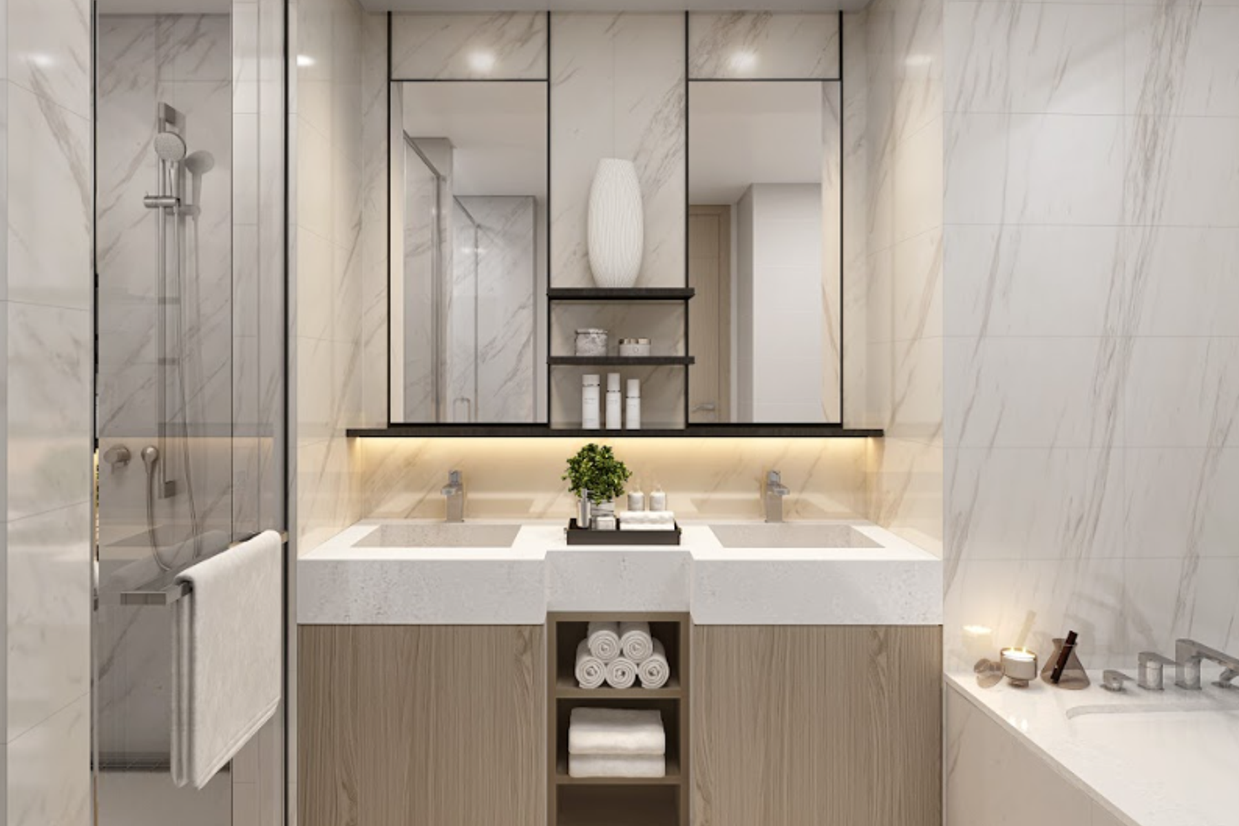 PALM BEACH TOWERS | СОВРЕМЕННАЯ 2-КОМНАТНАЯ КВАРТИРА | ЭЛЕГАНТНАЯ