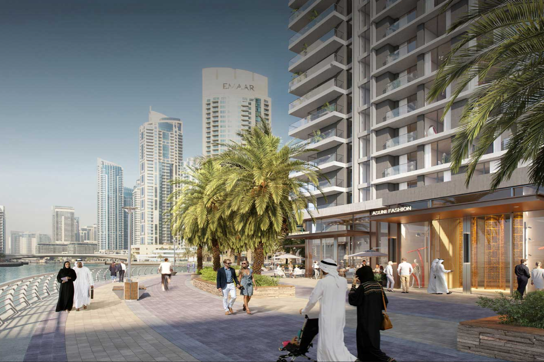Marina Shores от Emaar – роскошные апартаменты на берегу моря в районе Дубай Марина