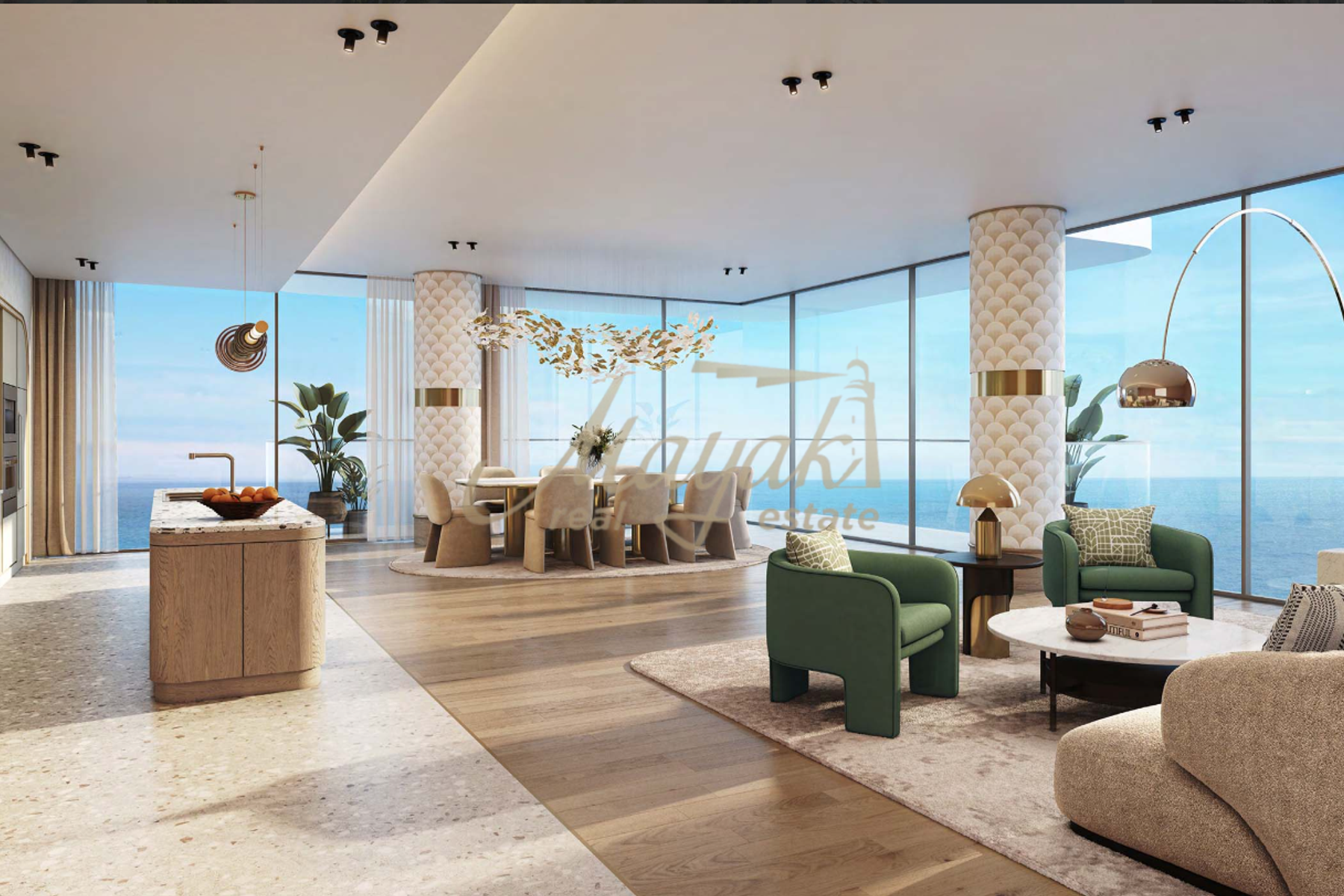 Sensia Project | Waterfront View | Elegant 1-Bedroom Apartment