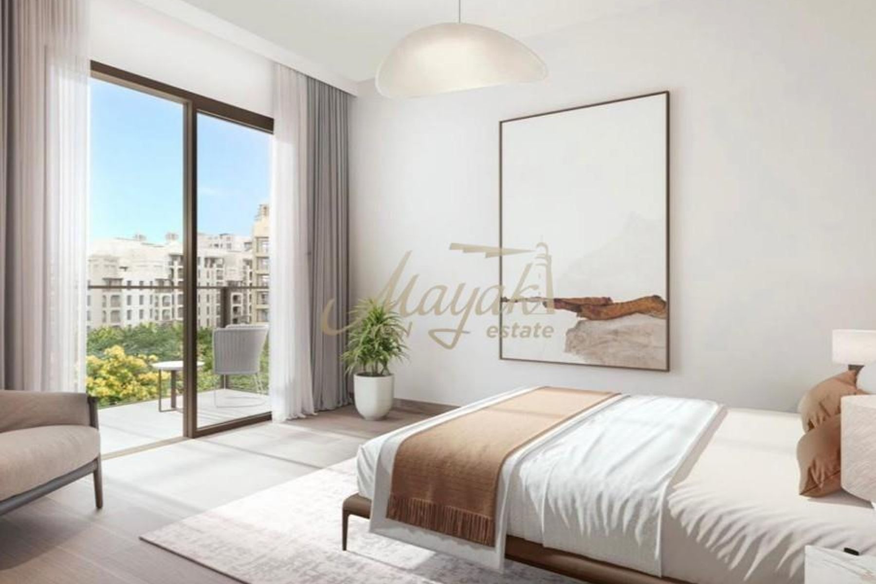 Вид на Бурдж-Халифа и окрестности | Верхний этаж | Роскошная квартира с 4 спальнями