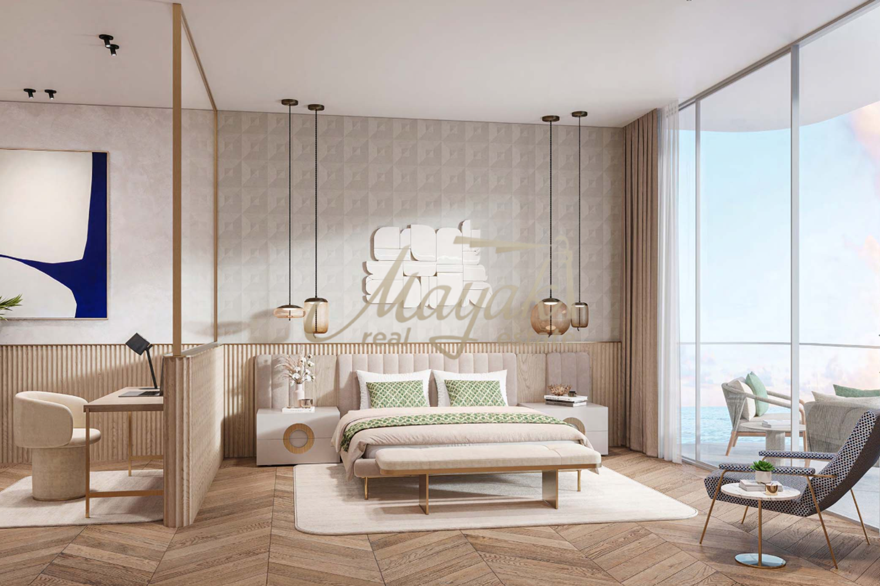 Sensia Project | Waterfront View | Elegant 1-Bedroom Apartment