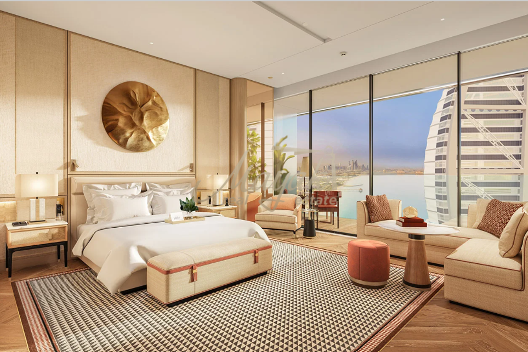 Эксклюзивные апартаменты класса люкс с 2 спальнями в Марса-эль-Араб