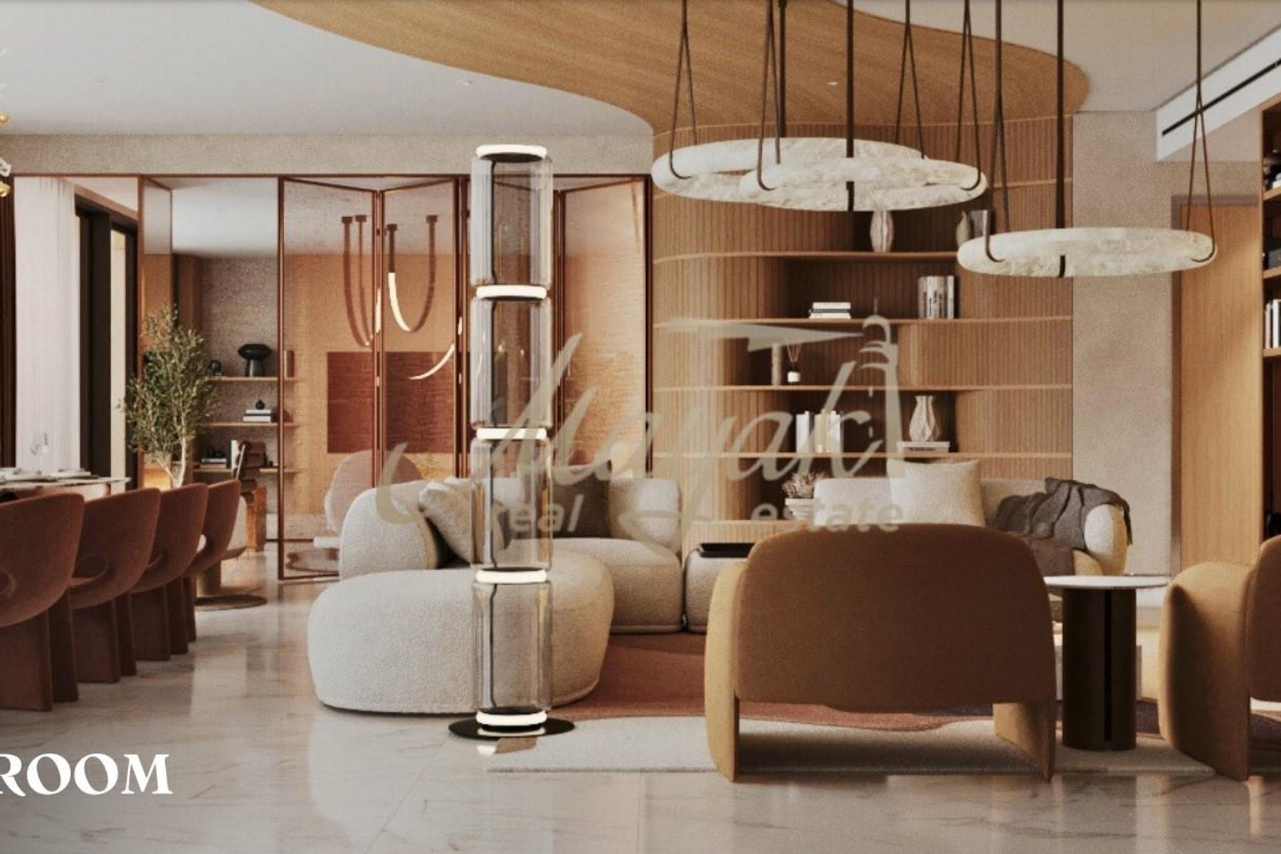 Stunning, fully furnished 4 bdr with the dual view l unique design and premium materials.