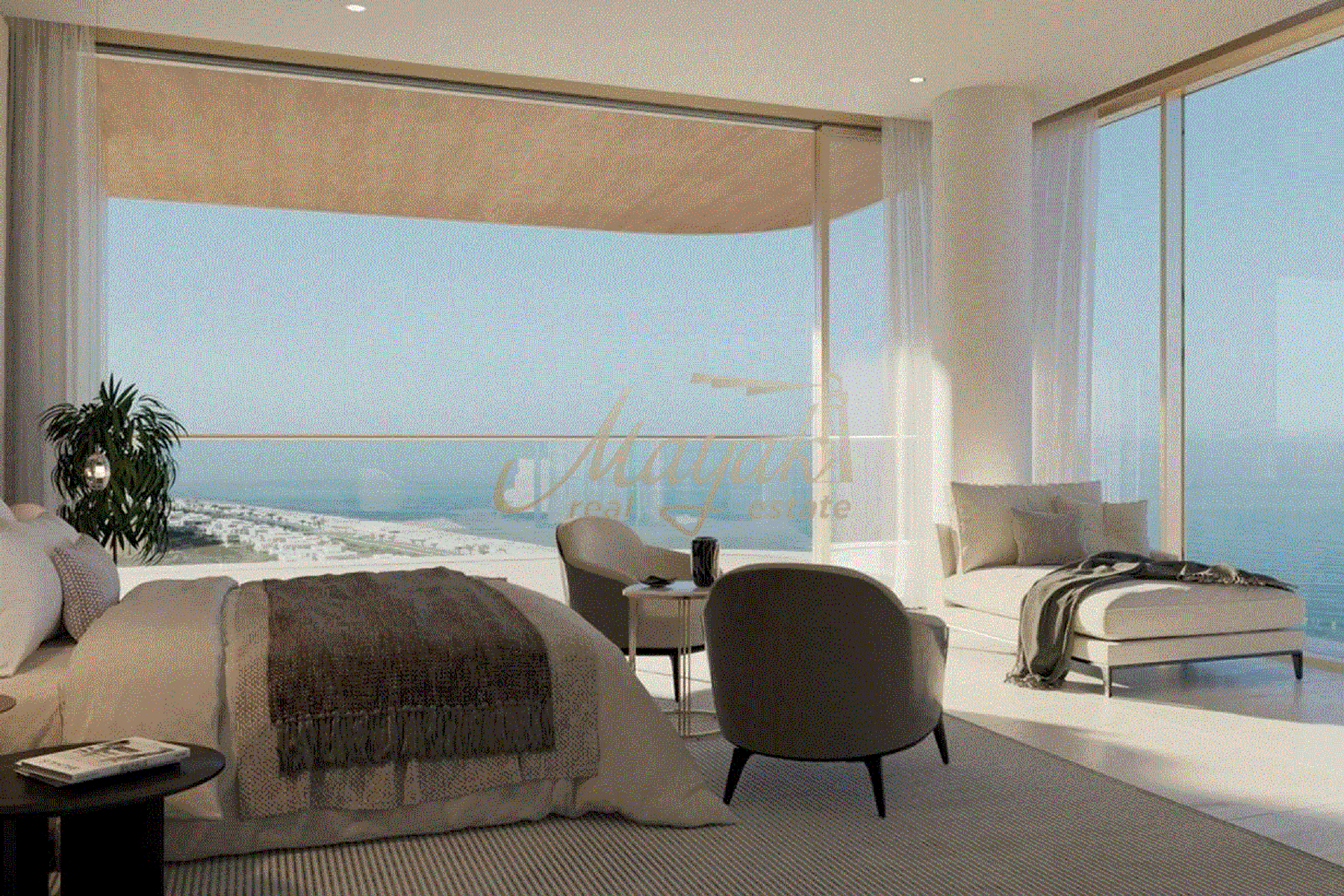 УГЛОВАЯ l ПОЛНЫЙ ВИД НА МОРЕ И ЗАКАТ l СРЕДНИЙ ЭТАЖ