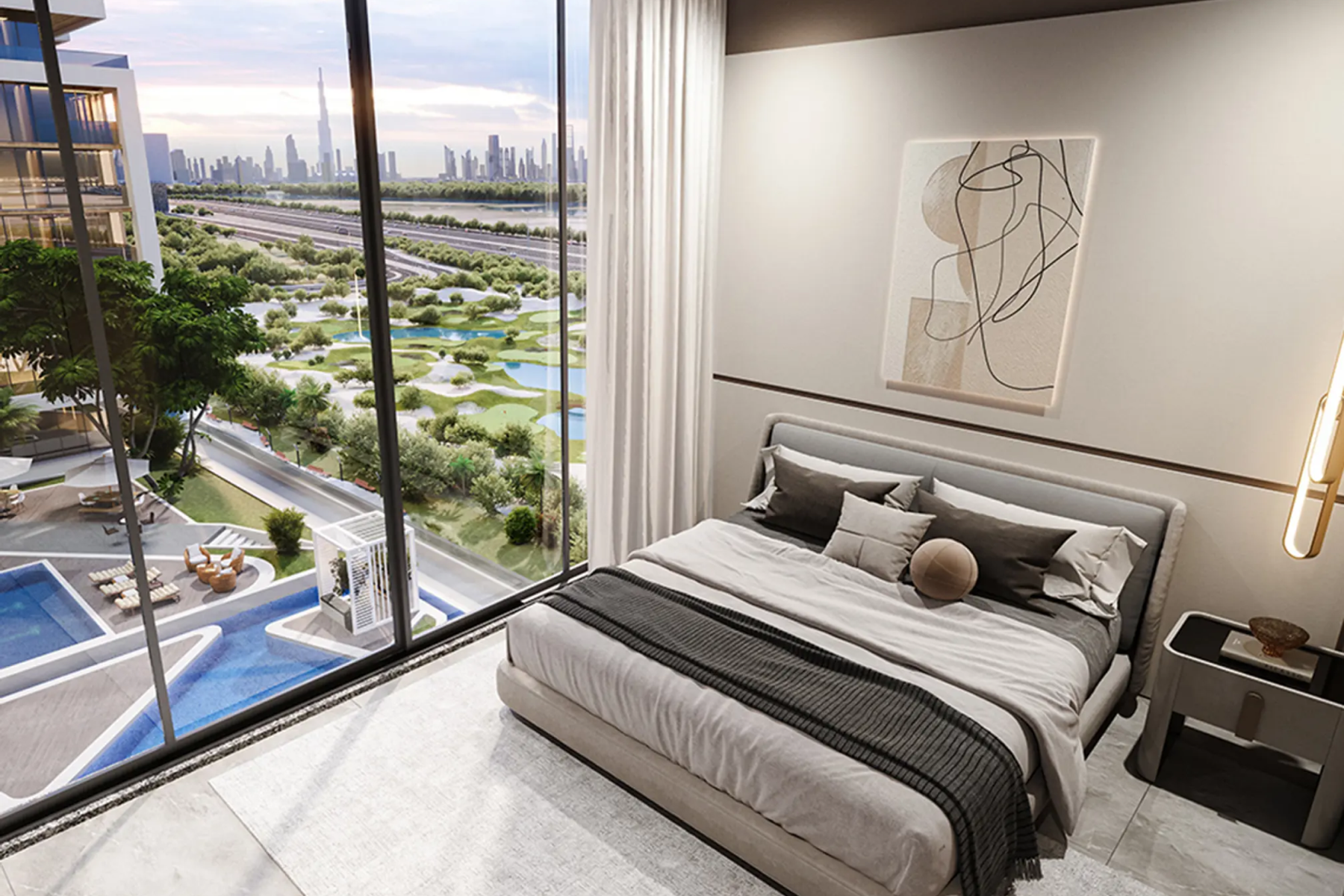 SOBHA ONE | LUXURY APARTMENT | BURJ KHALIFA VIEW