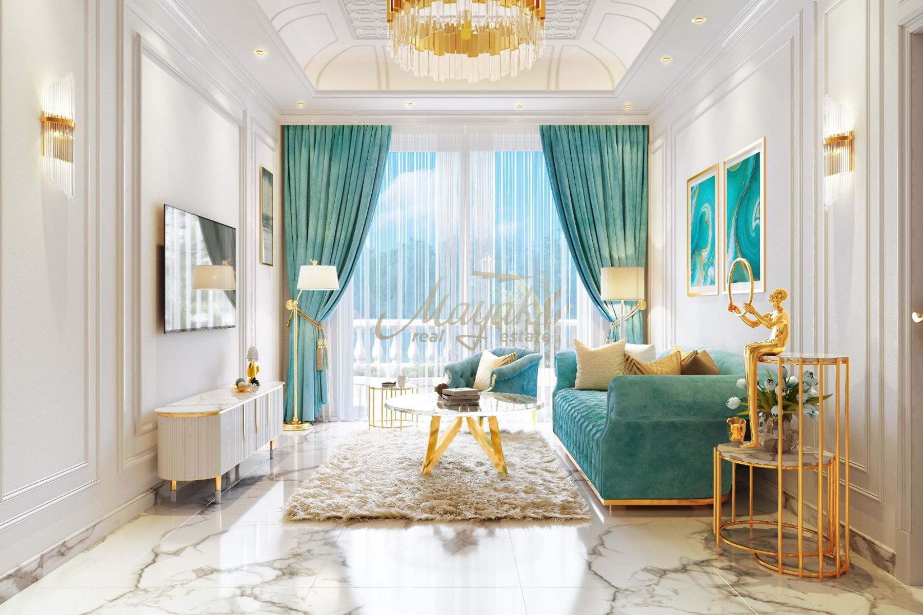 Luxury 1BR with Private Pool | Vincitore Aqua