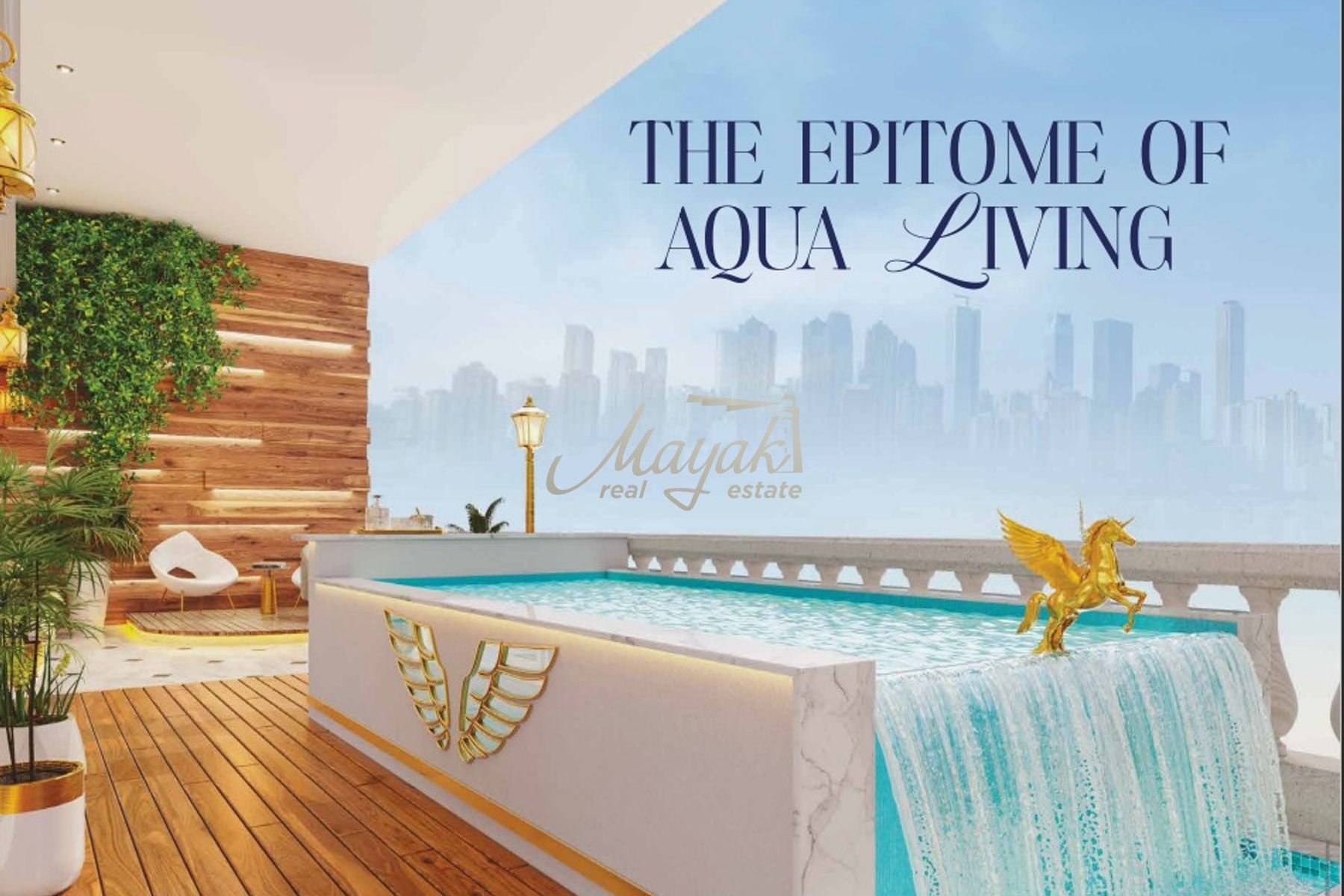 Роскошная 2-комнатная квартира с частным бассейном | Vincitore Aqua