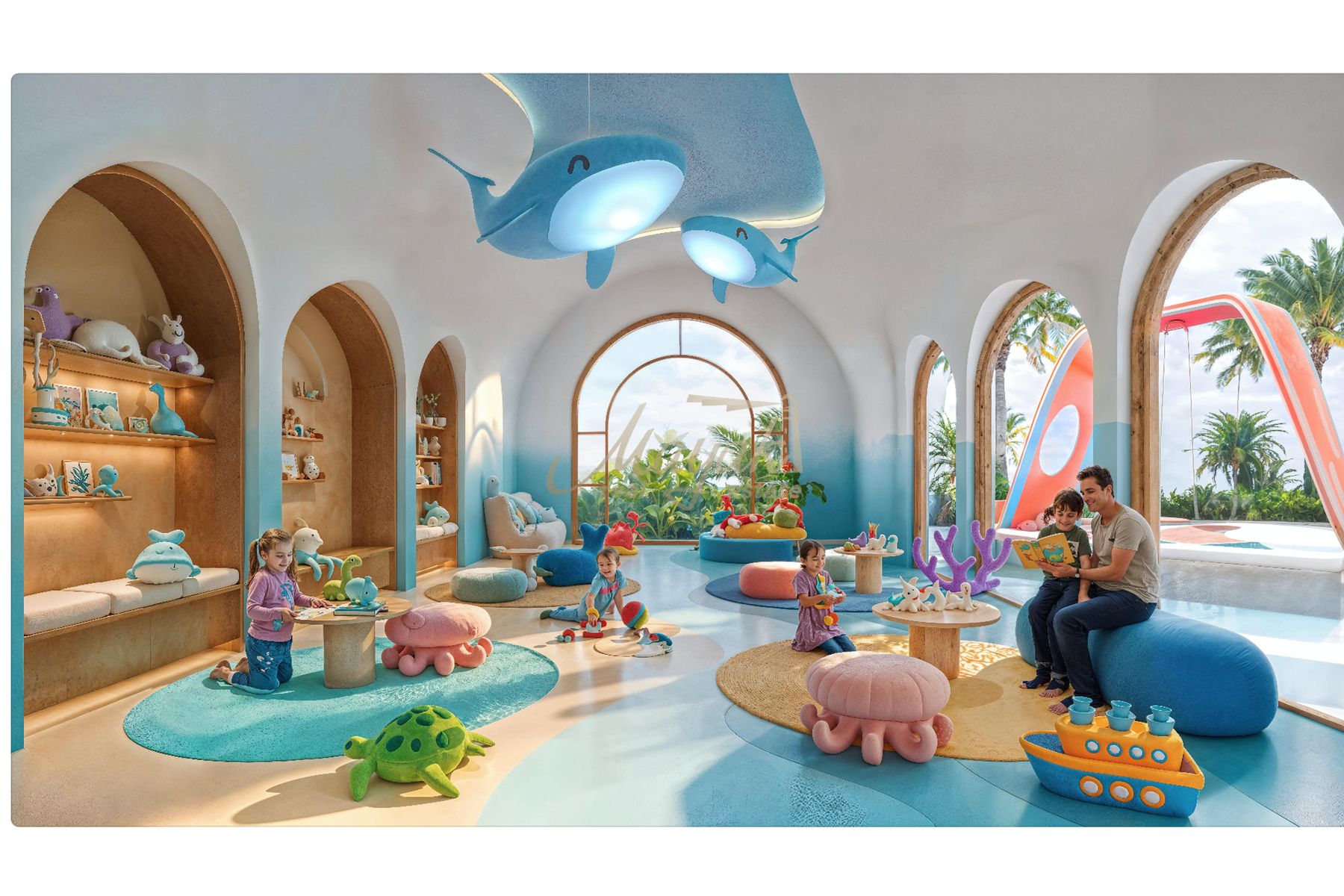 Роскошная студия на берегу | Maritime City | Вид на горизонт