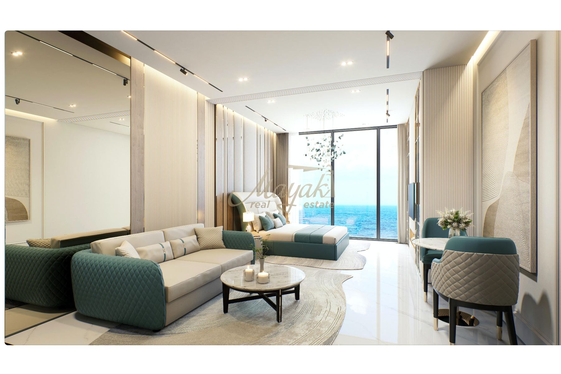 Luxury Waterfront Studio | Maritime City | Skyline Views