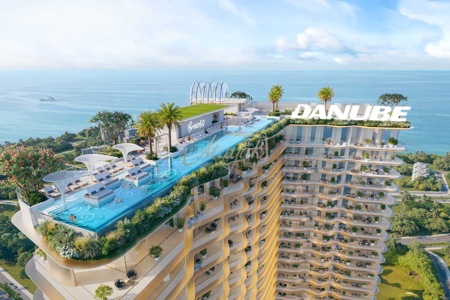 Luxury Waterfront Studio | Maritime City | Skyline Views