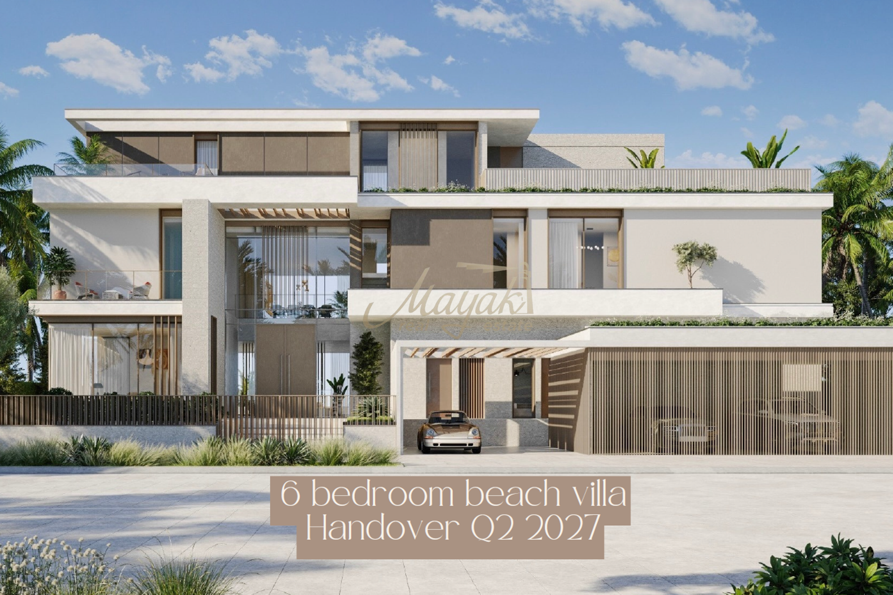 Beachfront Villa I Dubai Island I 6 bedrooms