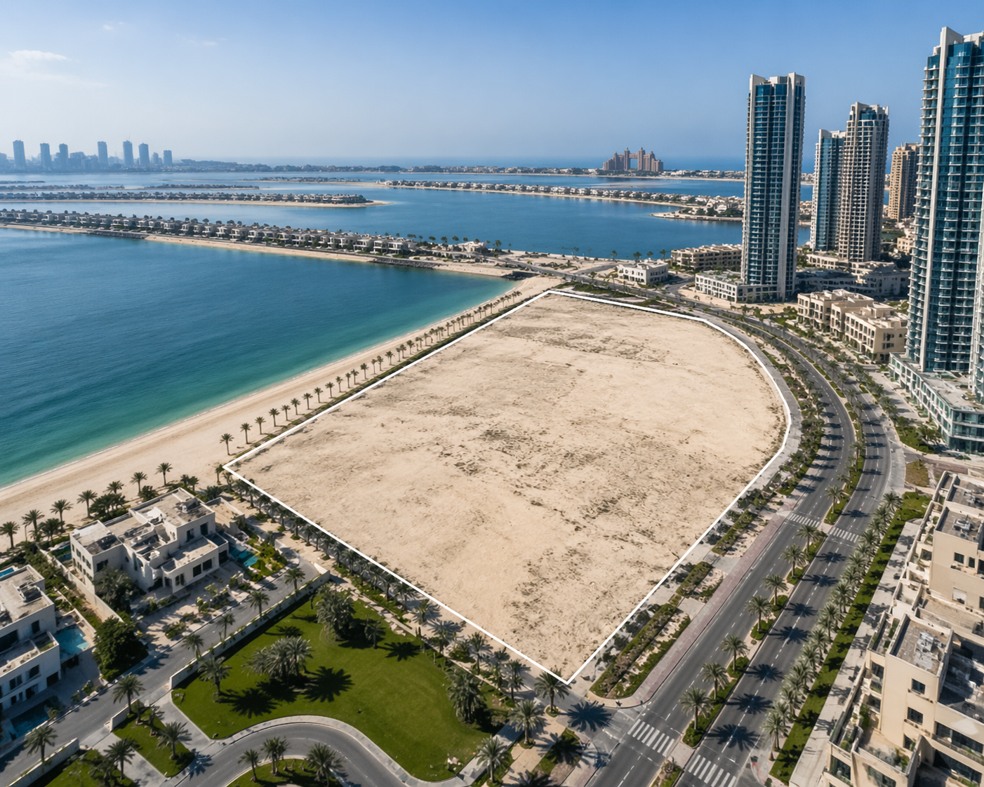 Участок на берегу острова Палм-Джебель-Али | Превосходная инвестиционная возможность