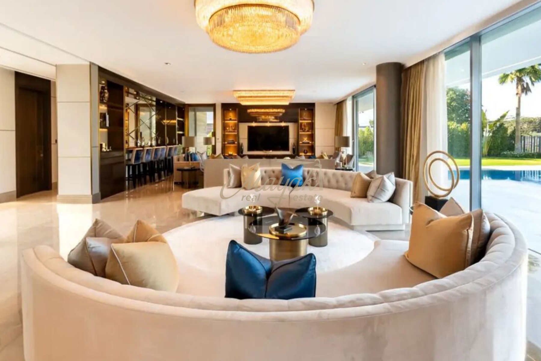 Улучшенная вилла с 7 спальнями | Жилой комплекс Dubai Hills Estate | Вид на поле для гольфа