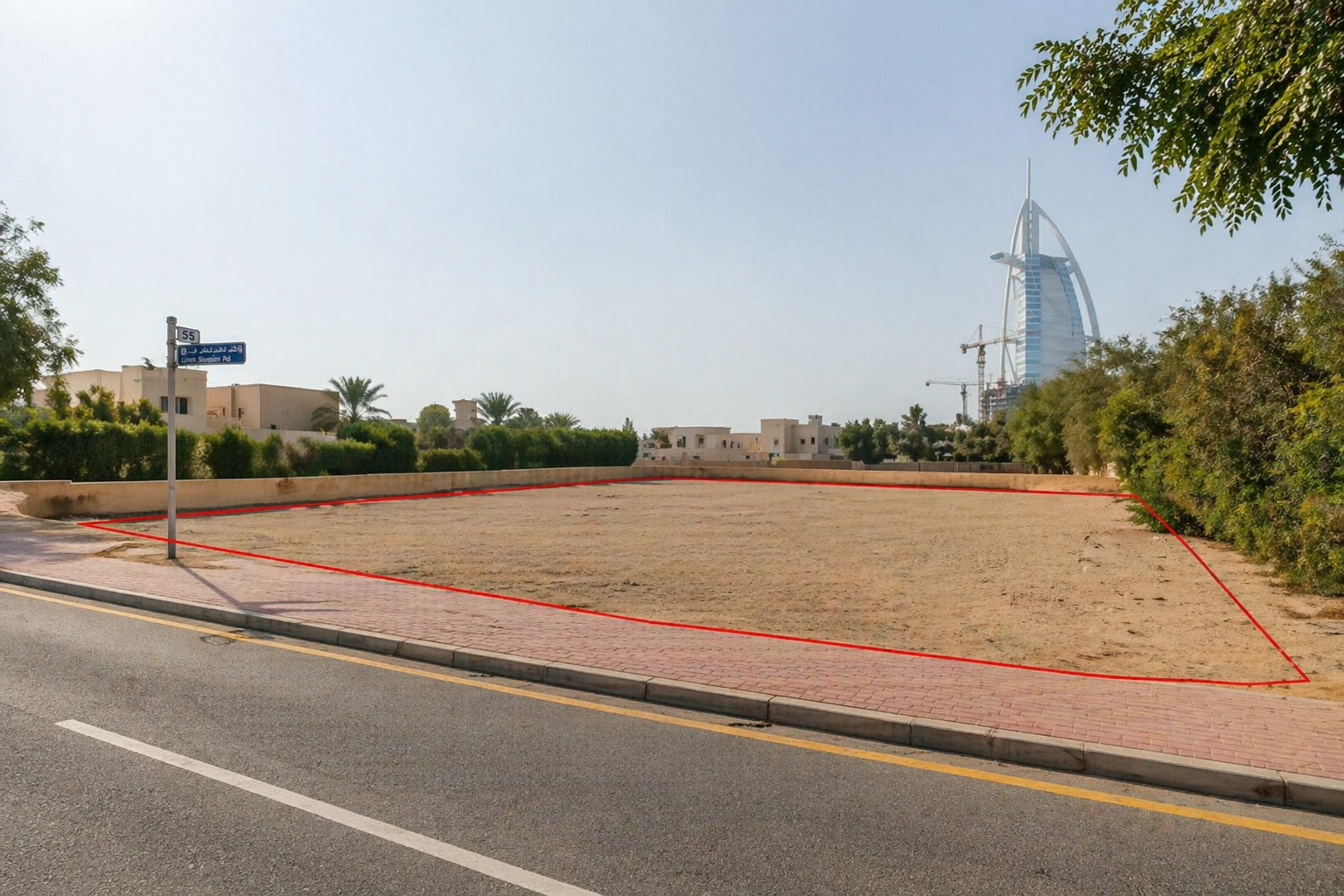 Prime Corner Twin Plots | Umm Al Sheif | Near Burj Al Arab