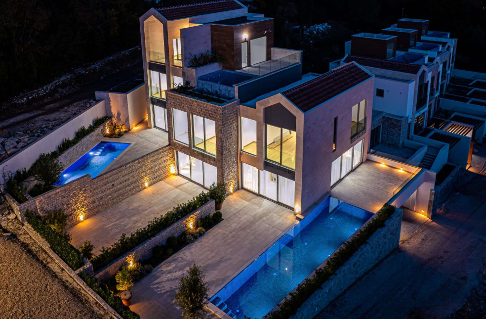 Luxury Townhouses in Donja Lastva, Tivat
