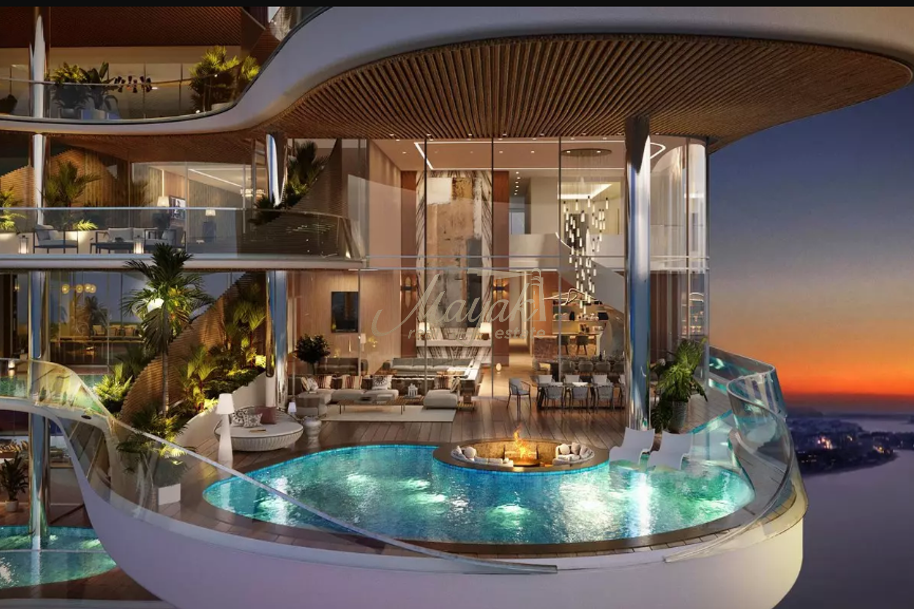Продается пентхаус с 6 спальнями в комплексе One Crescent, Palm Jumeirah, Дубай.
