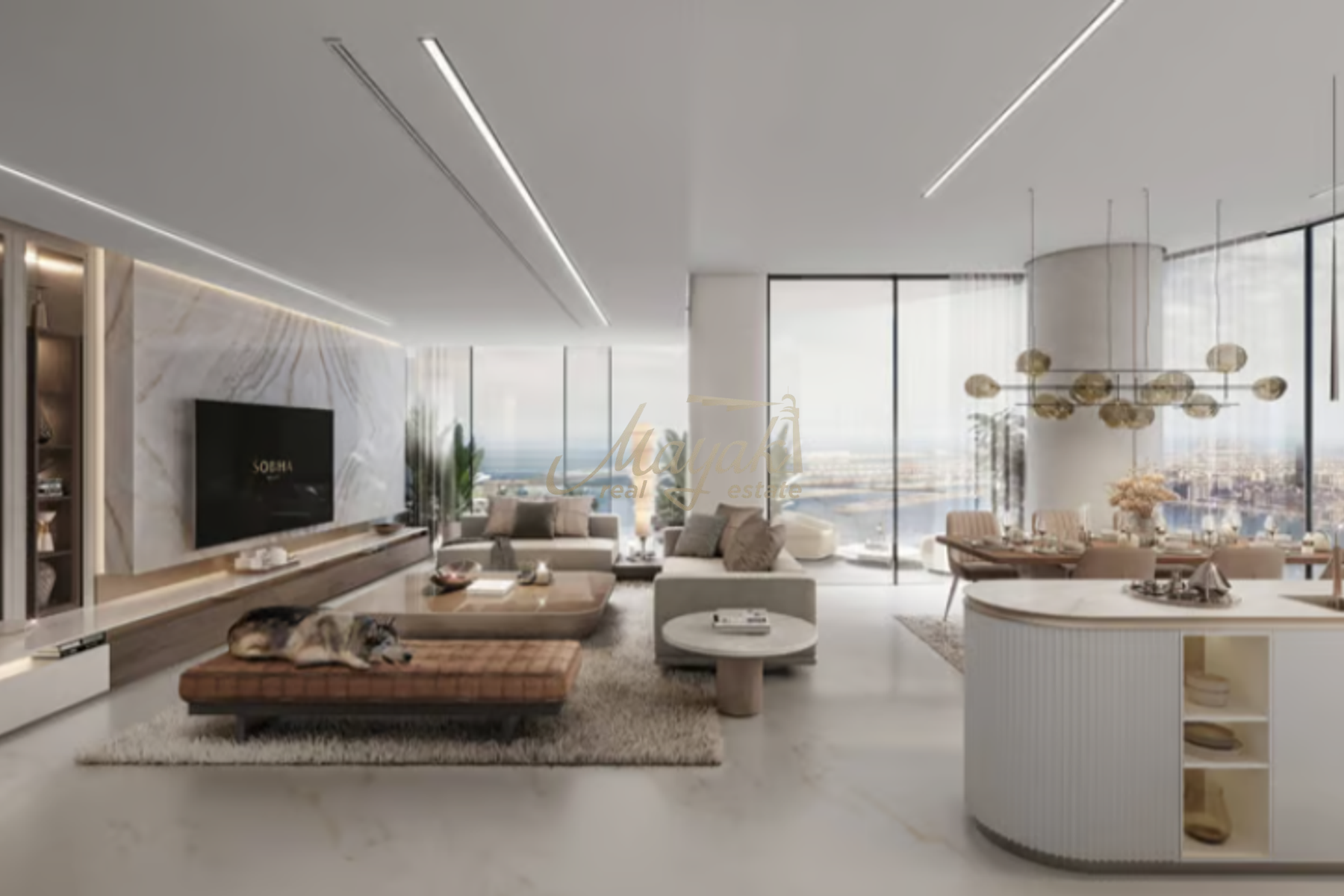 Продается пентхаус с 6 спальнями в башне A комплекса Sobha Seahaven, район Dubai Harbour, Дубай.