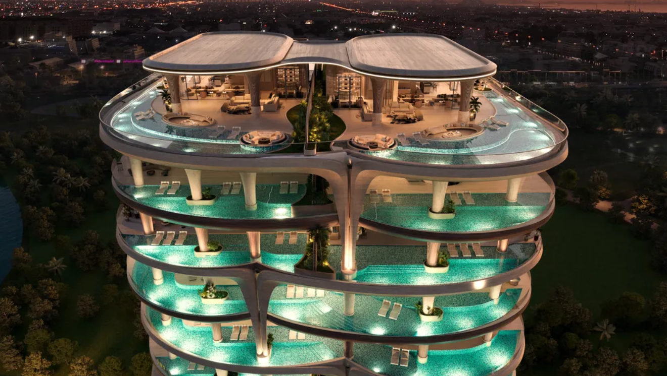 Luxury 6-BR Sky Palace, CASA Dubai Water Canal