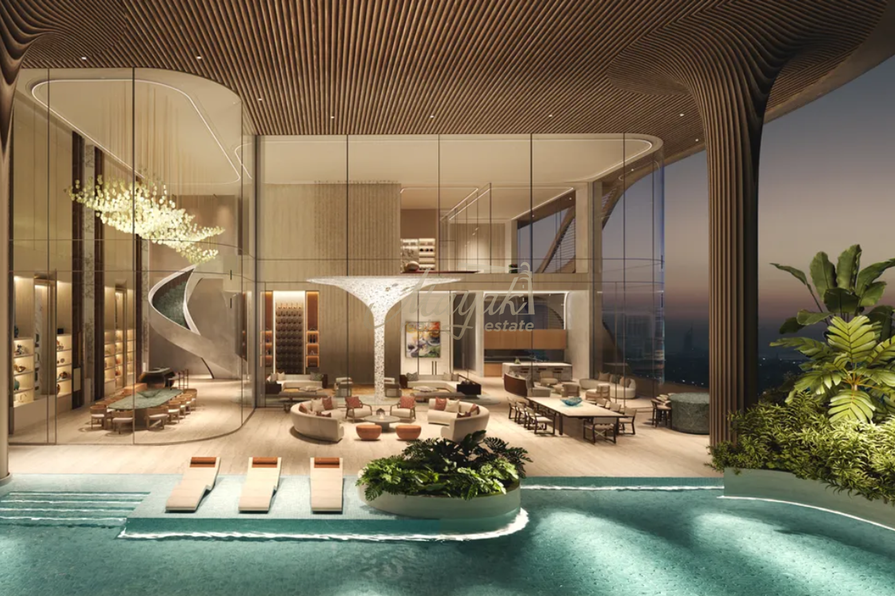 Luxury 6-BR Sky Palace, CASA Dubai Water Canal
