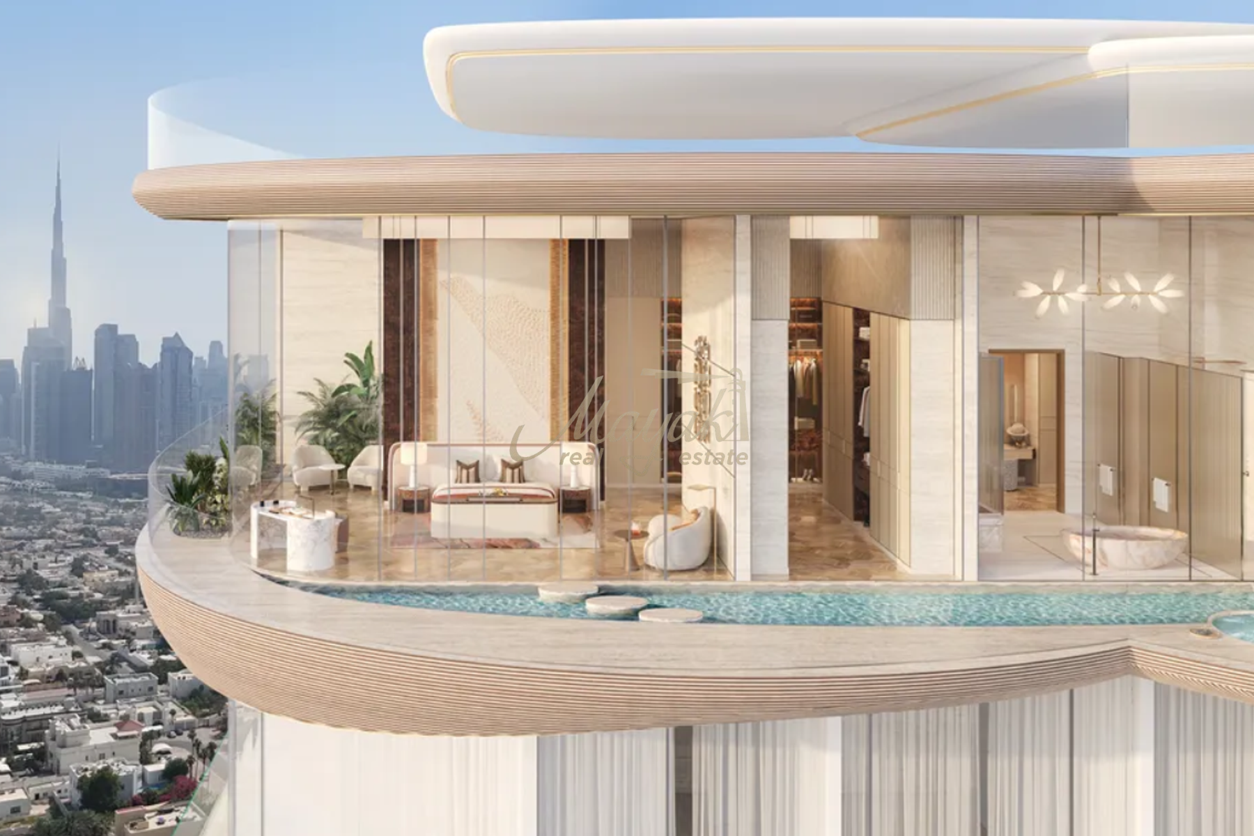 Luxury 6-BR Sky Palace, CASA Dubai Water Canal