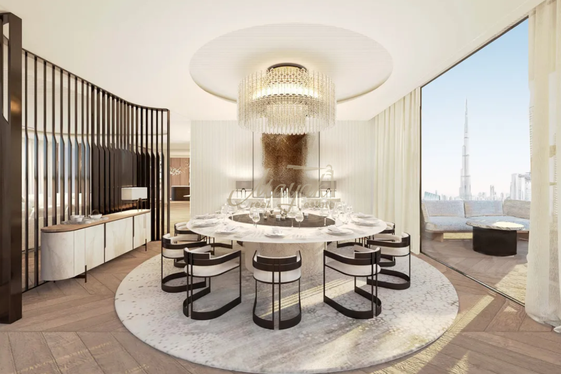 Ультра-роскошный пентхаус на весь этаж с 6 спальнями в отеле Ritzcarlton.