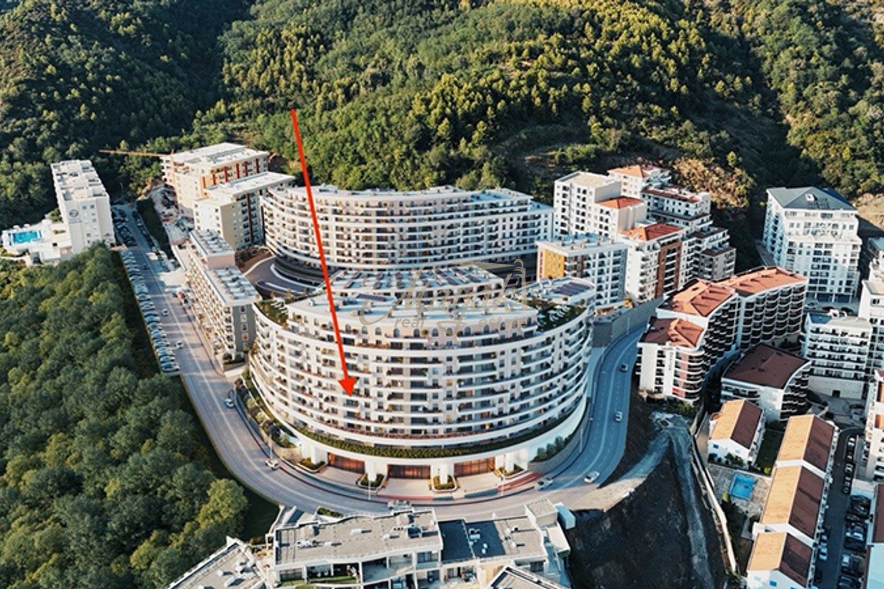 One-Bedroom Apartment in Bečići, Montenegro