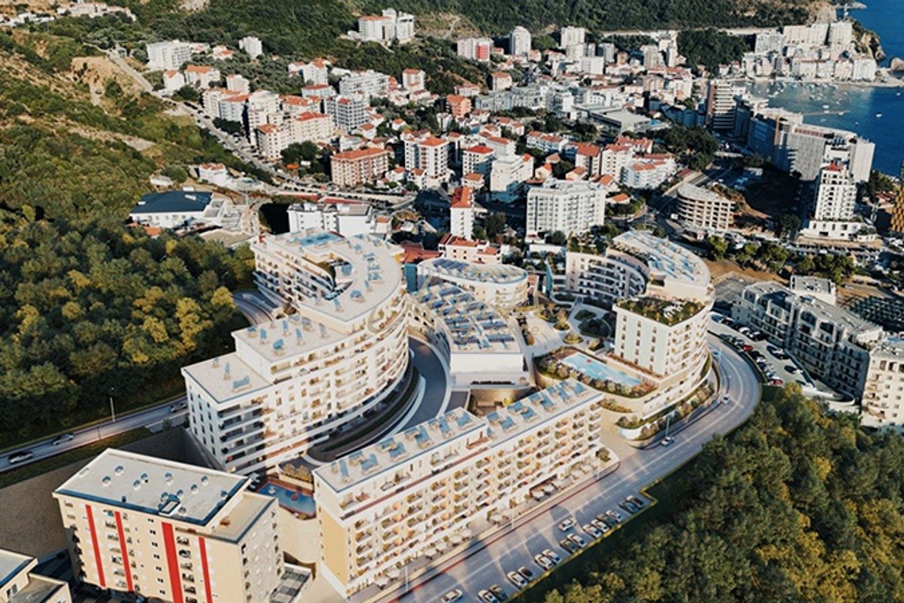 One-Bedroom Apartment in New Complex in Bečići