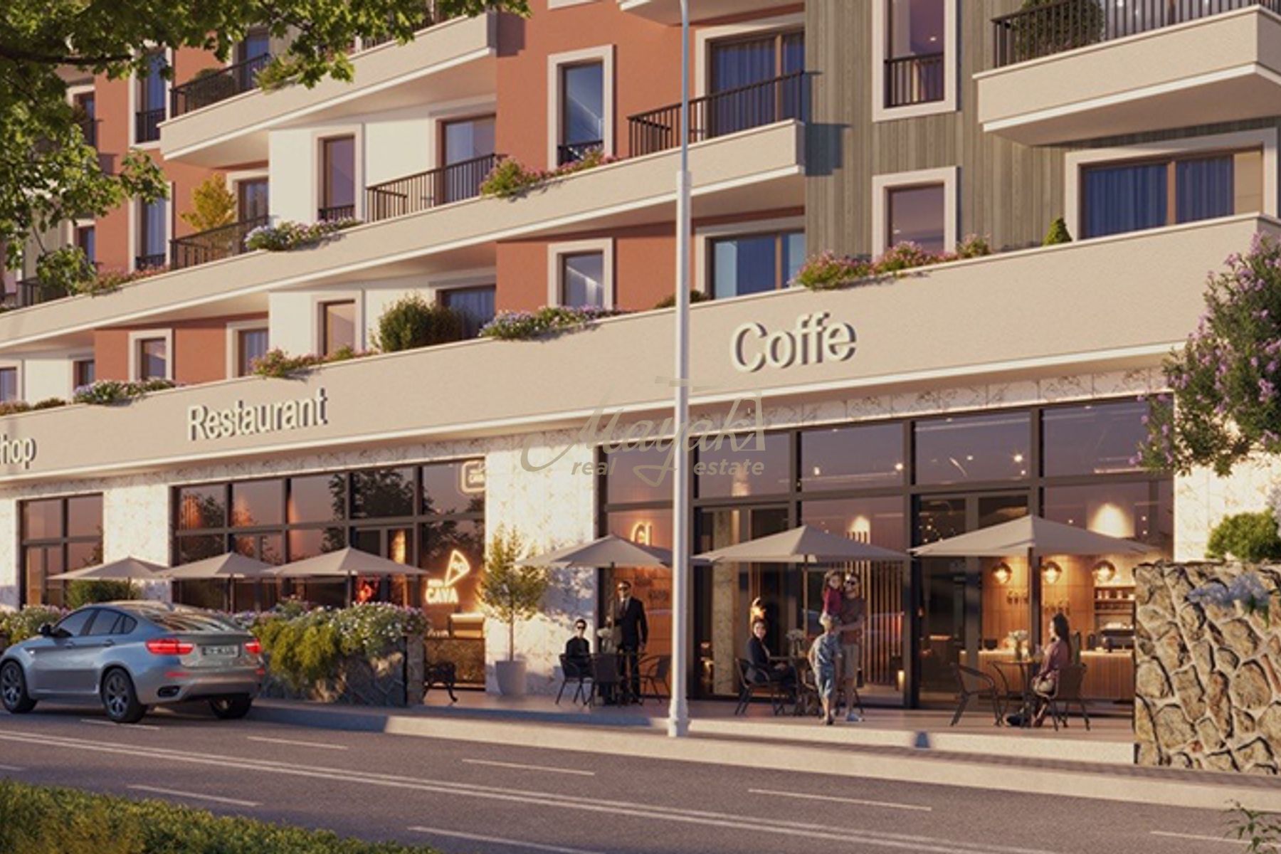 One-Bedroom Apartment in New Complex in Bečići