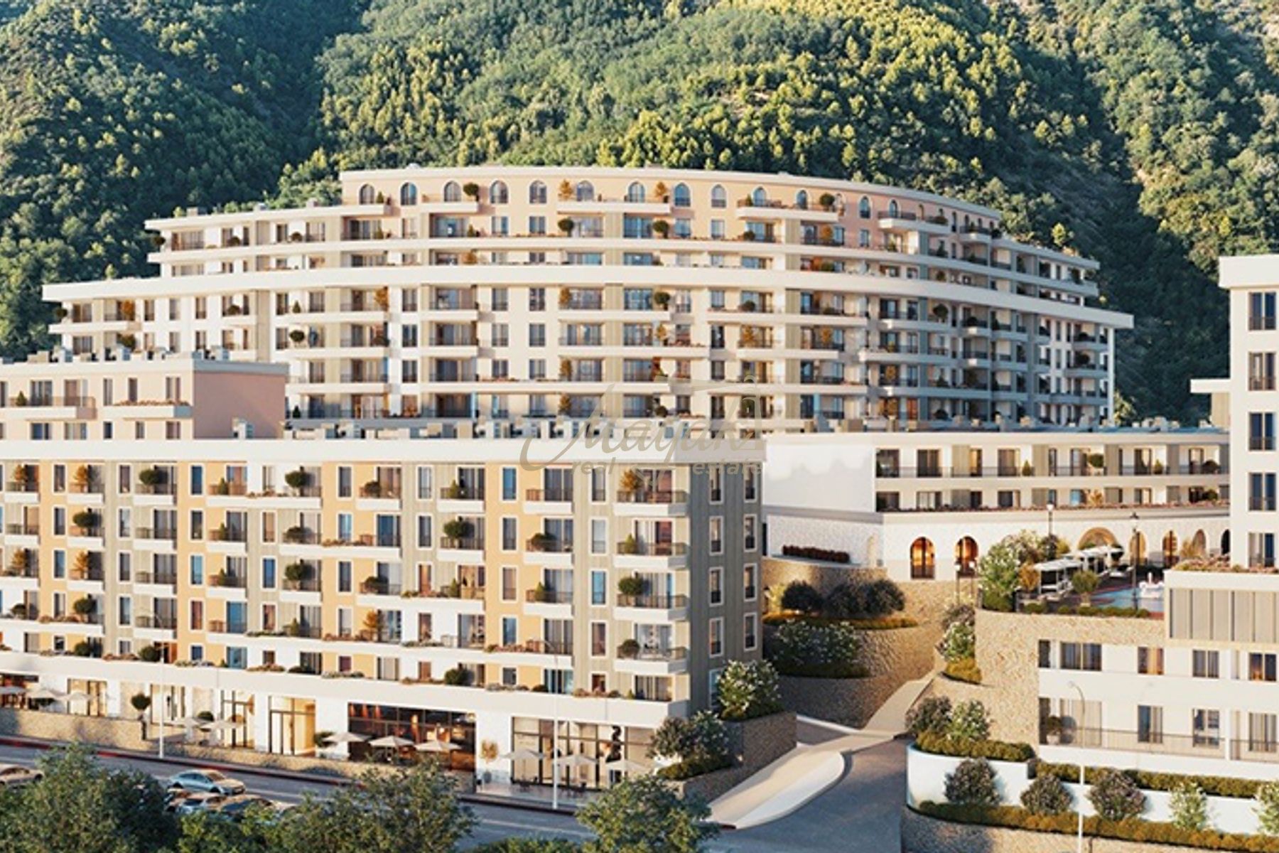 One-Bedroom Apartment in New Complex in Bečići