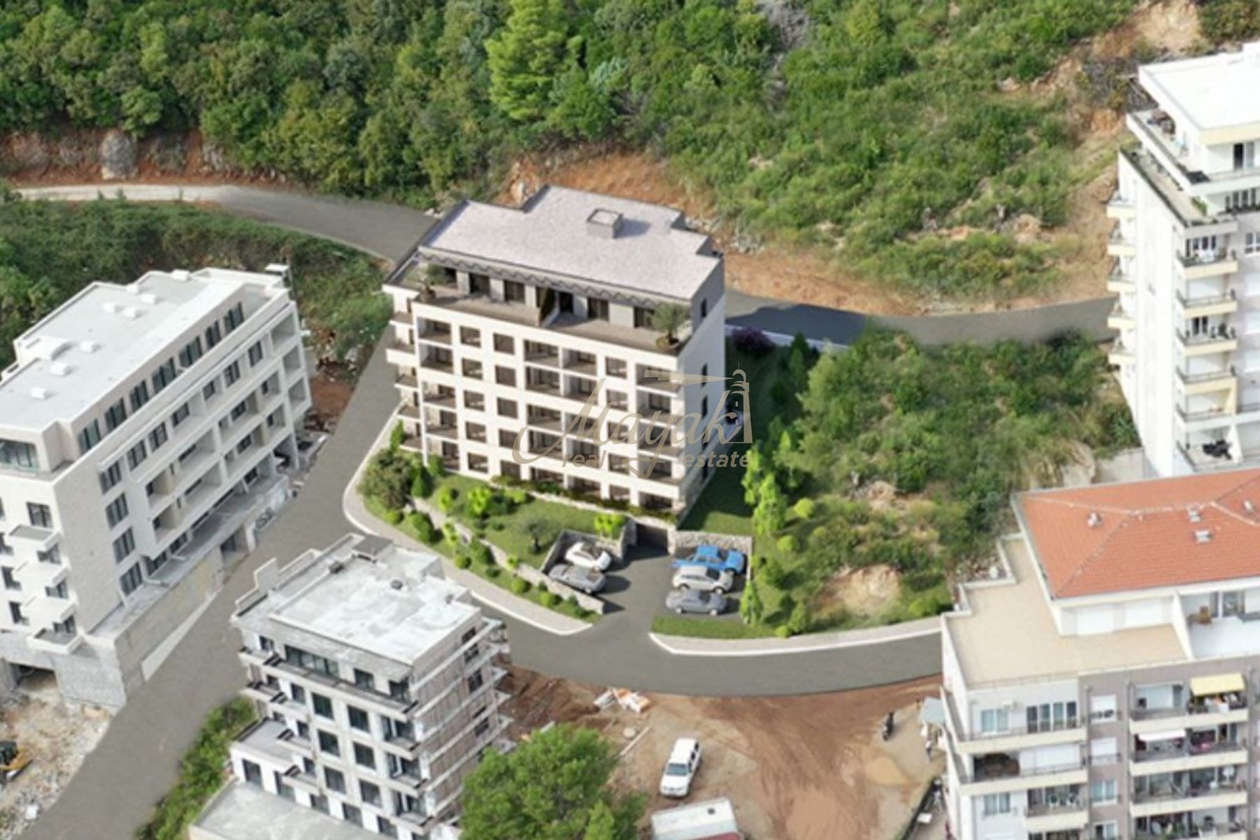 Contemporary Two-Bedroom Apartment in Budva