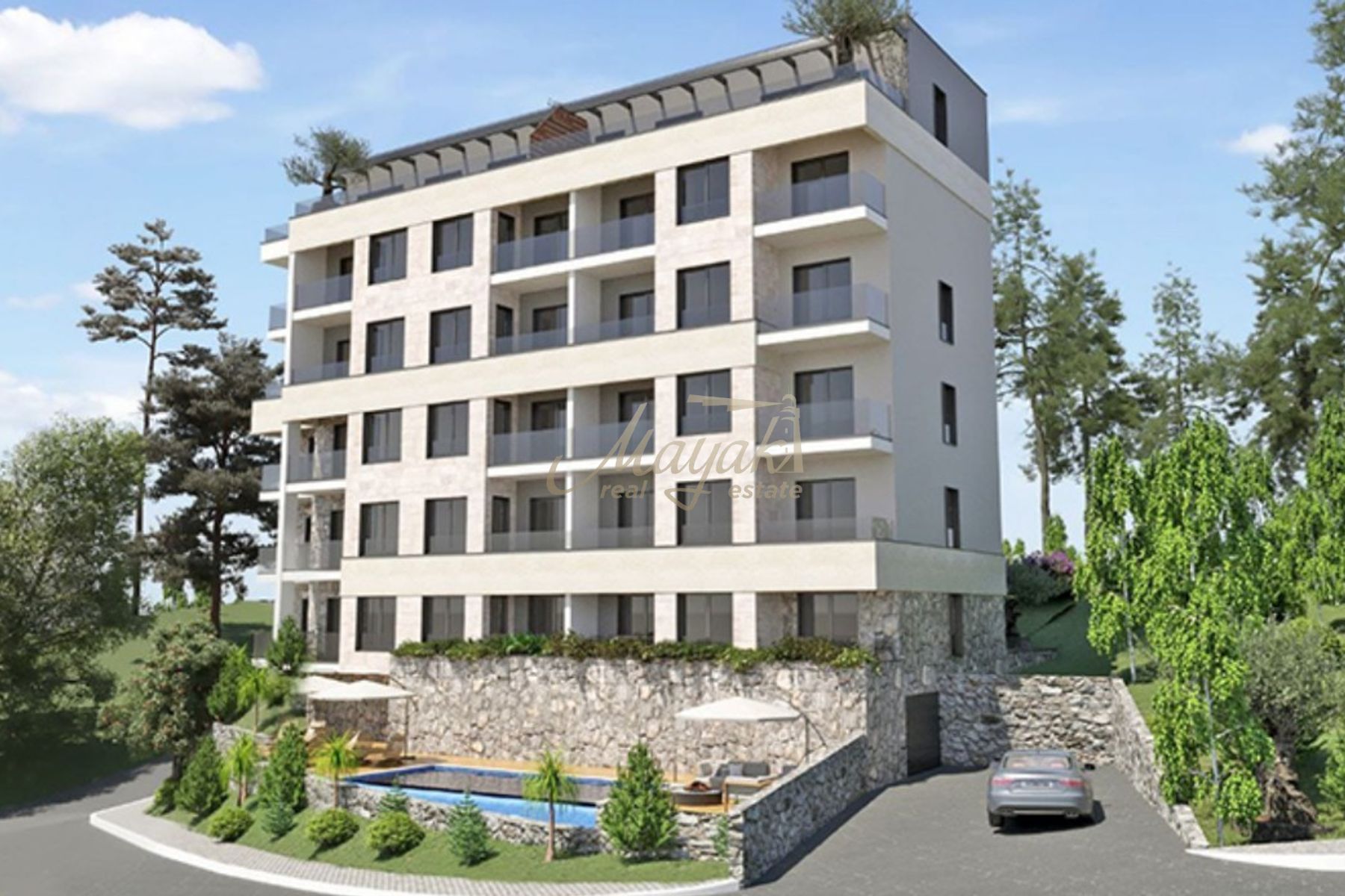 Contemporary Two-Bedroom Apartment in Budva