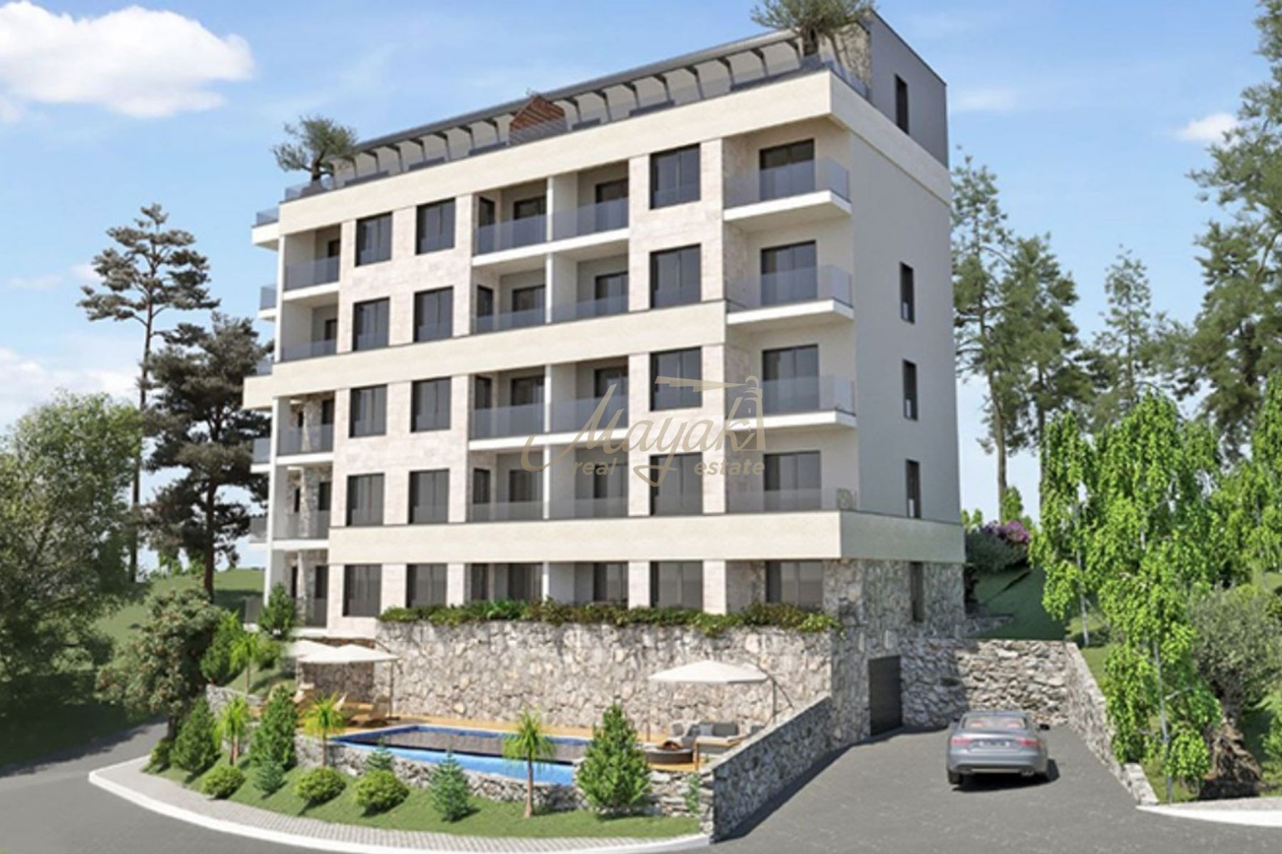 One-Bedroom Apartment in QUART Complex, Budva