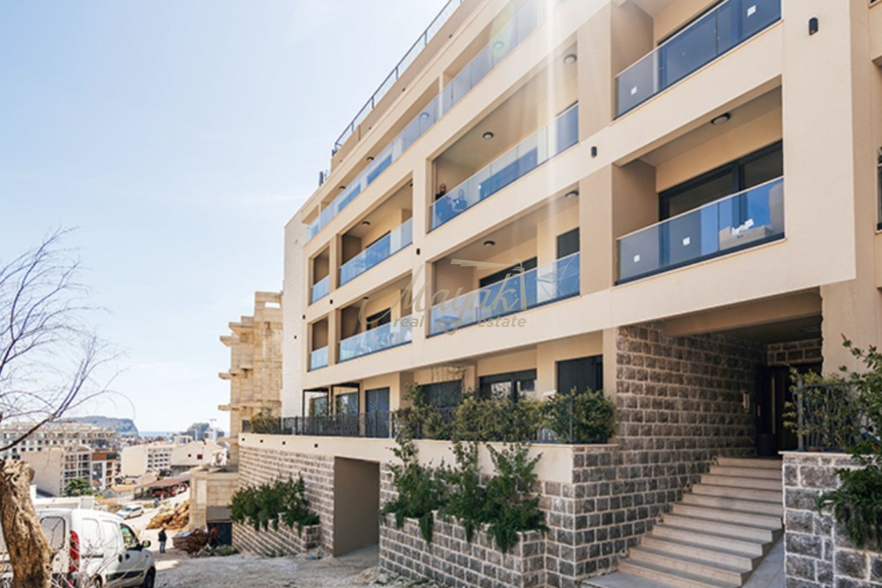 Two-Bedroom Sea View Apartment in Budva
