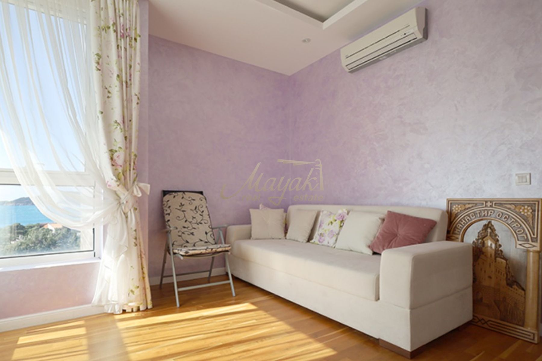 Three-Bedroom Sea-View Apartment in Budva