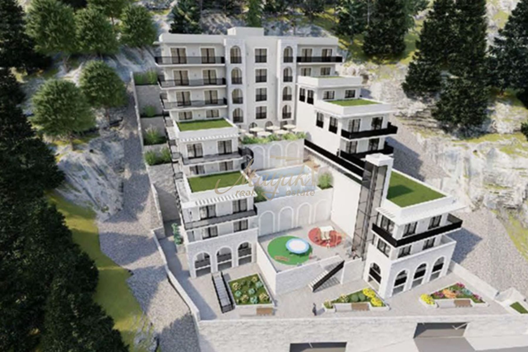 Two-Bedroom Apartment in New Complex, Budva
