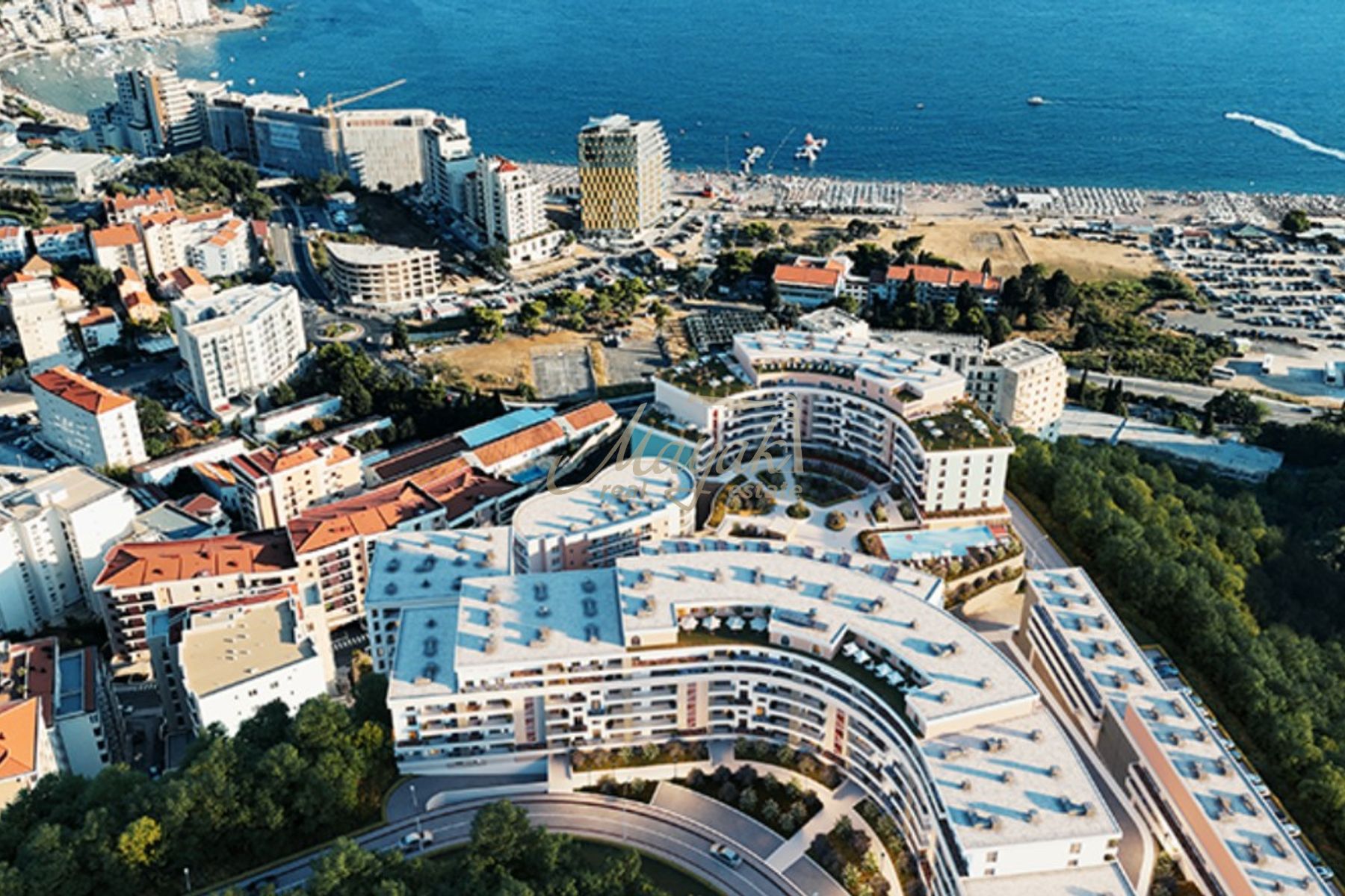 Two-Bedroom Sea-View Apartment in Bečići