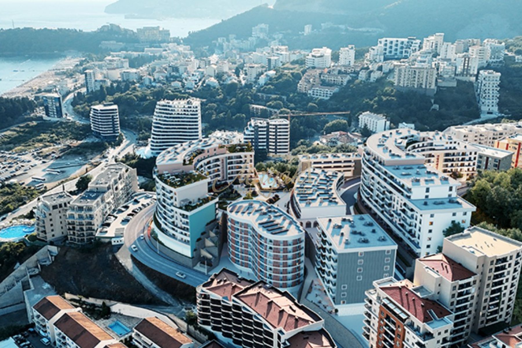 Two-Bedroom Sea-View Apartment in Bečići