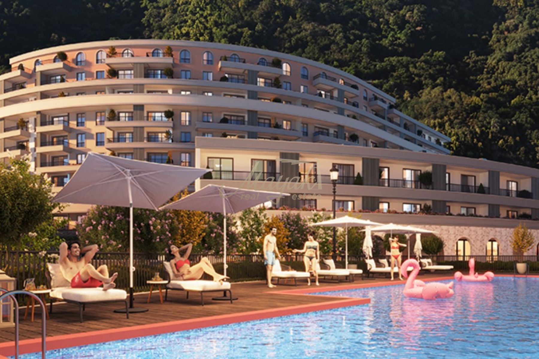 One-Bedroom Apartment with Sea Views, Becici