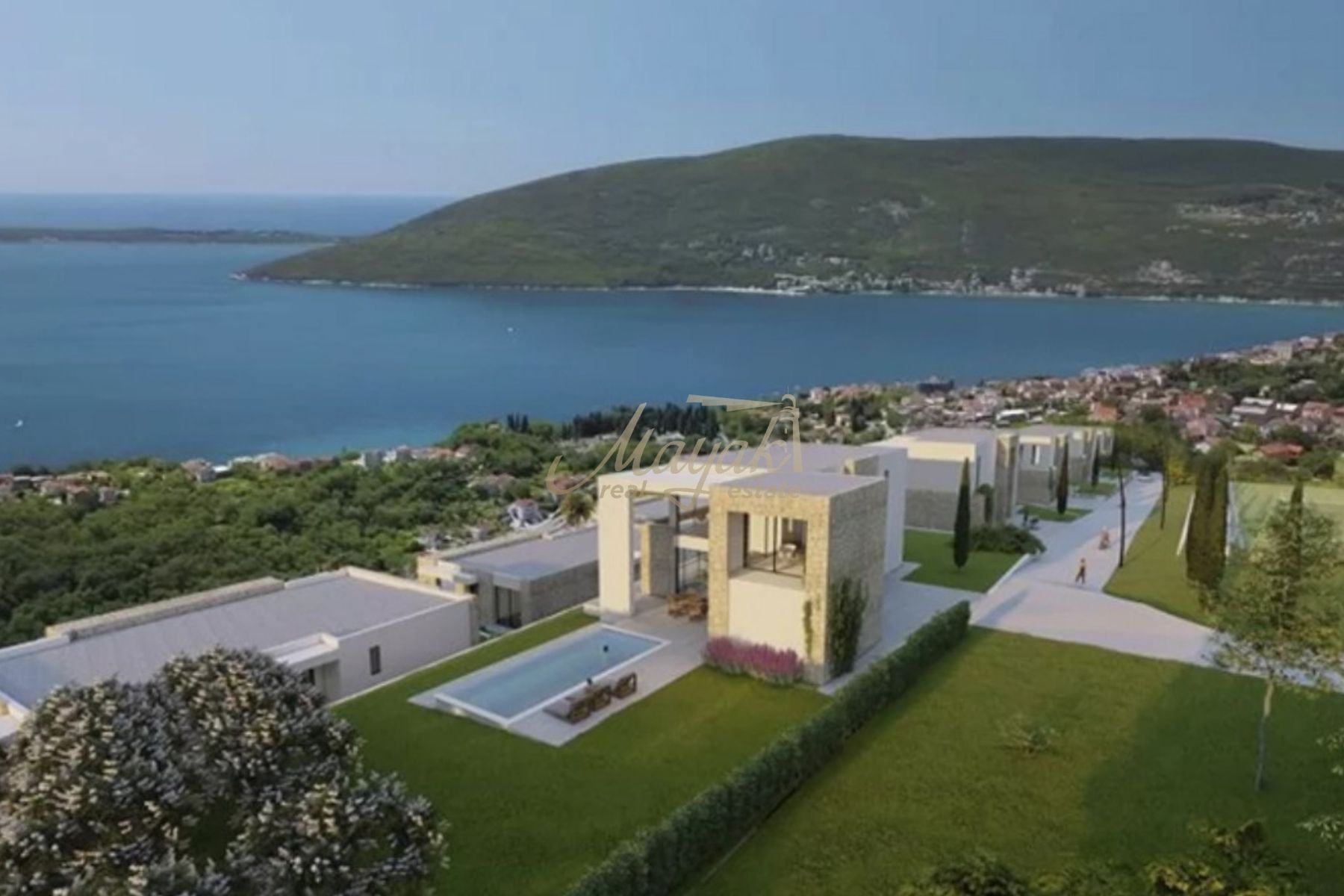 Four-Bedroom Contemporary Villa in Kotor Bay
