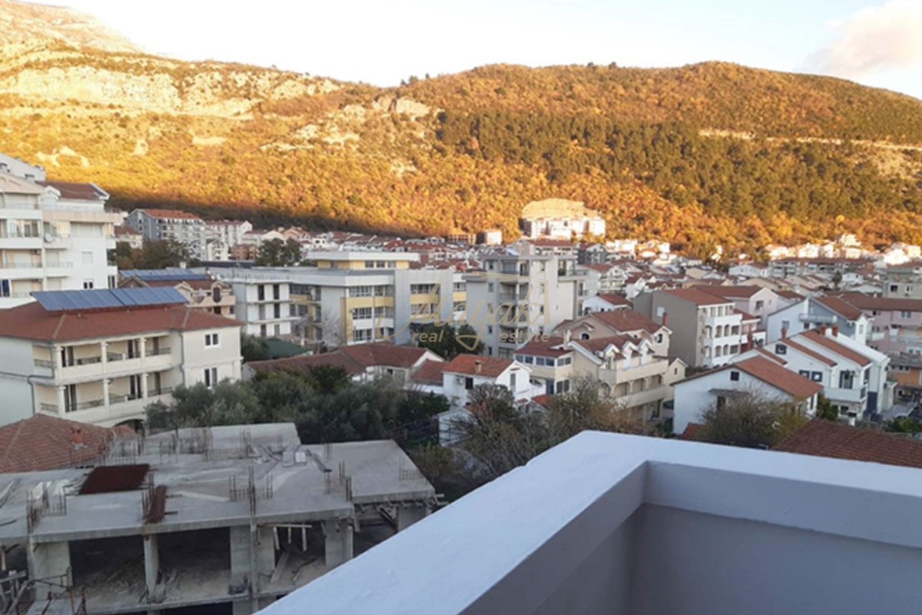 One-Bedroom Mountain-View Apartment in Budva