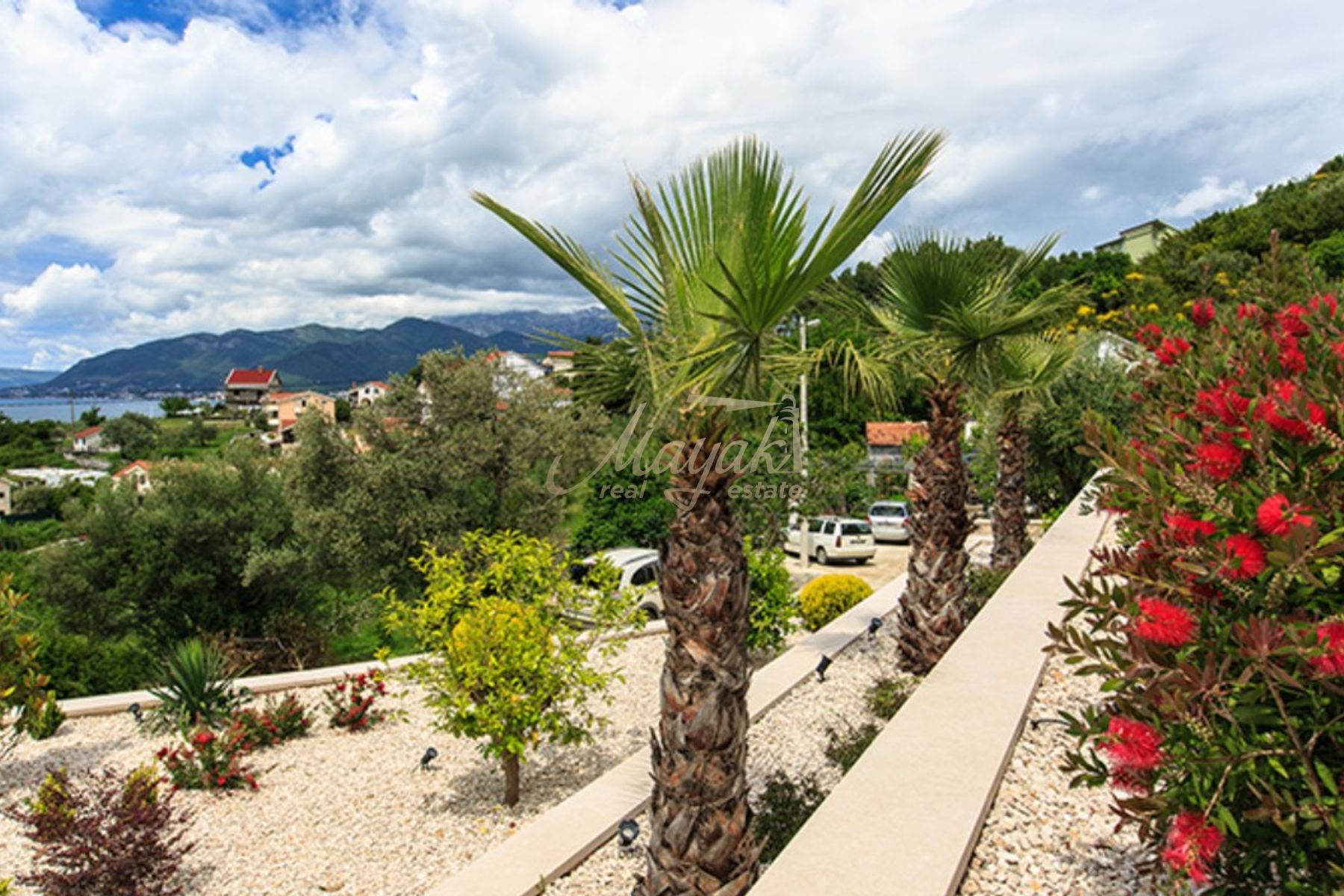 Five-Room Sea-View Villa in Kavač, Tivat