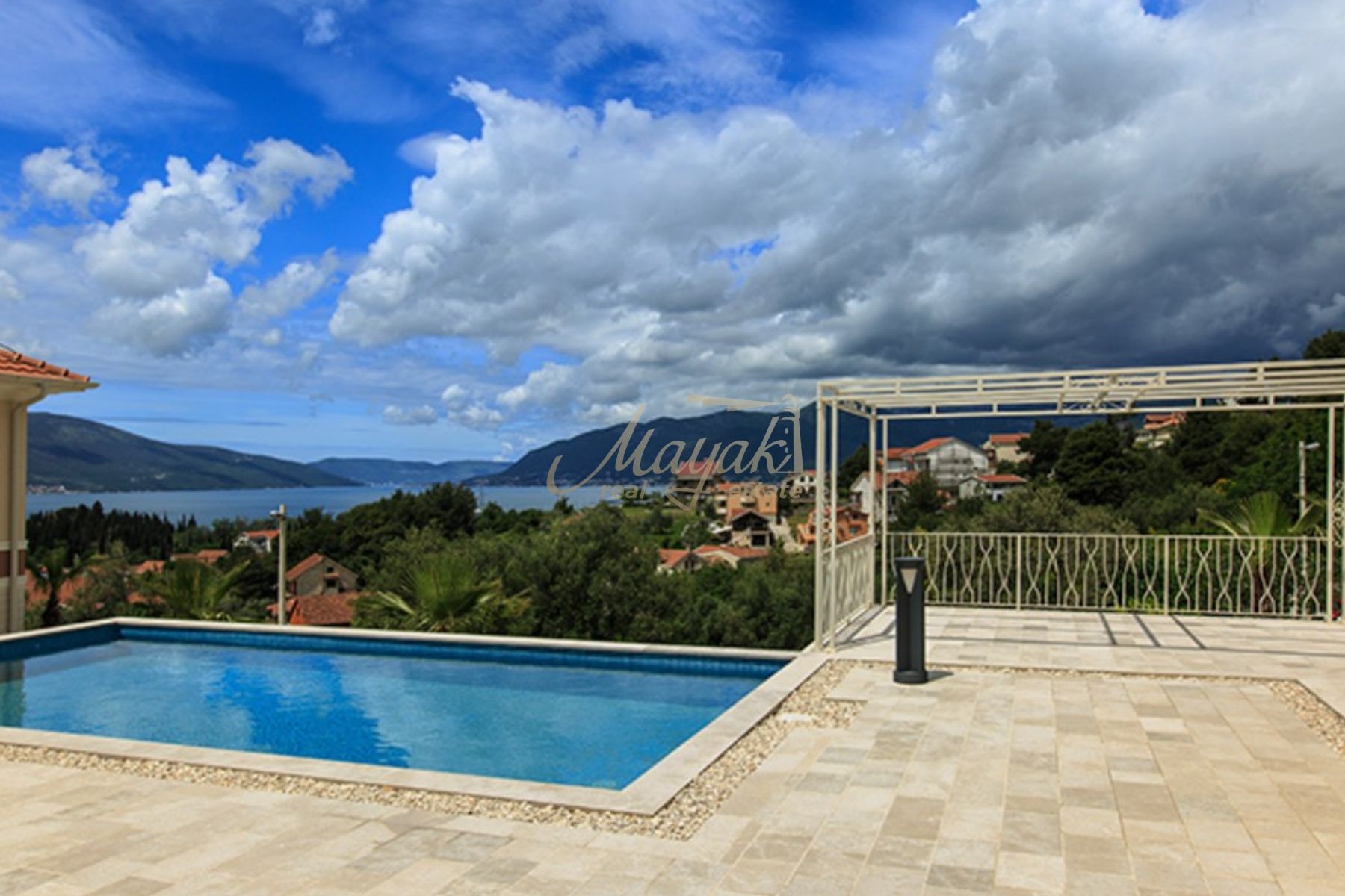 Five-Room Sea-View Villa in Kavač, Tivat