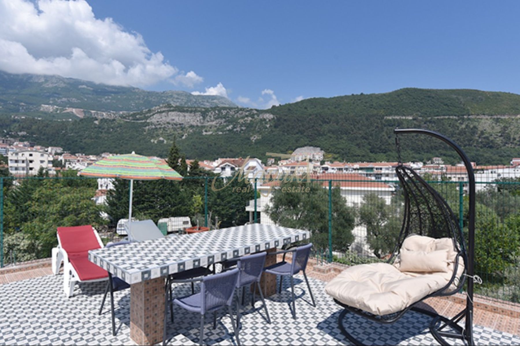 An Eight-Apartment Three-Story Villa in Budva