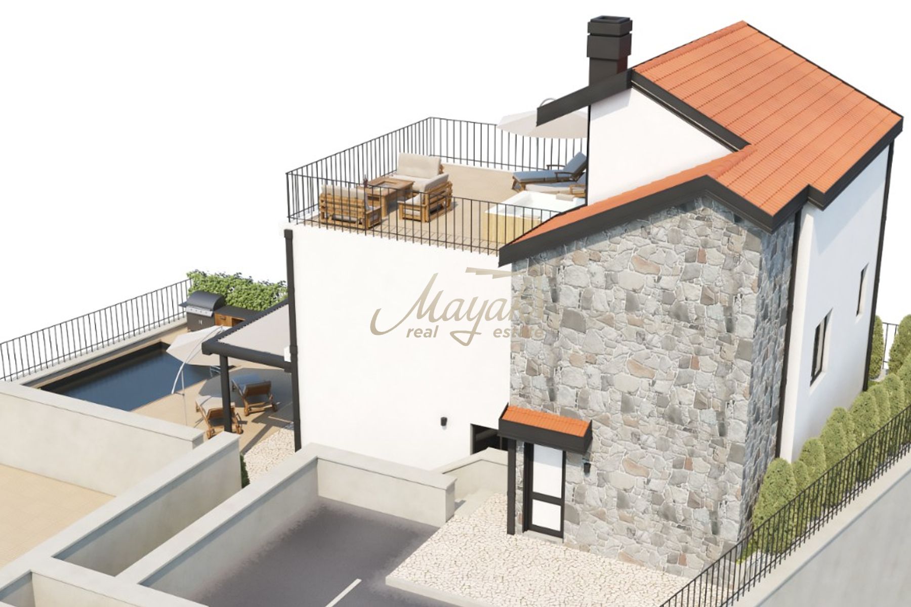 Four-Bedroom Villa near Porto Montenegro, Tivat