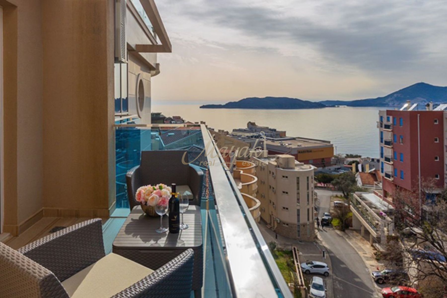 Three-Bedroom Penthouse in Pržno, Montenegro